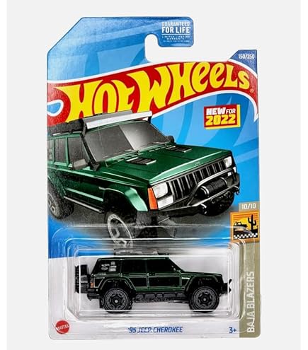 よーちゃん Amazon.com: Hot Wheels - Jeeps Cherokee - '95 - Green - Baja