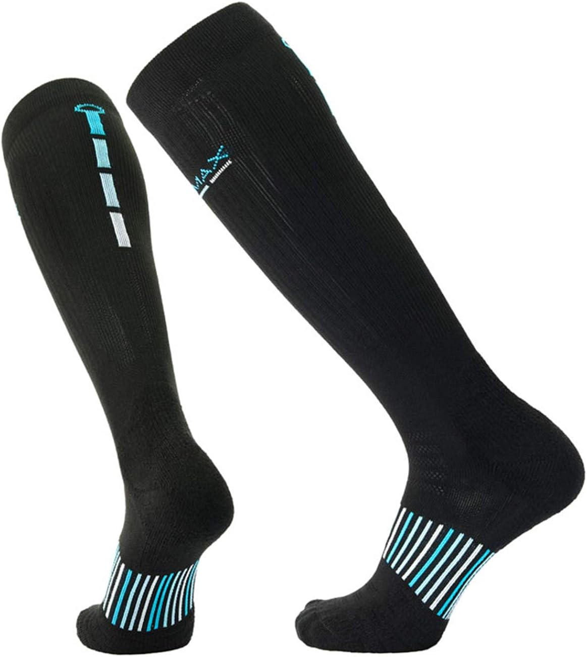 COOLMAX Brand 3 pairs Performance compression (1520 mmHg) cushion over