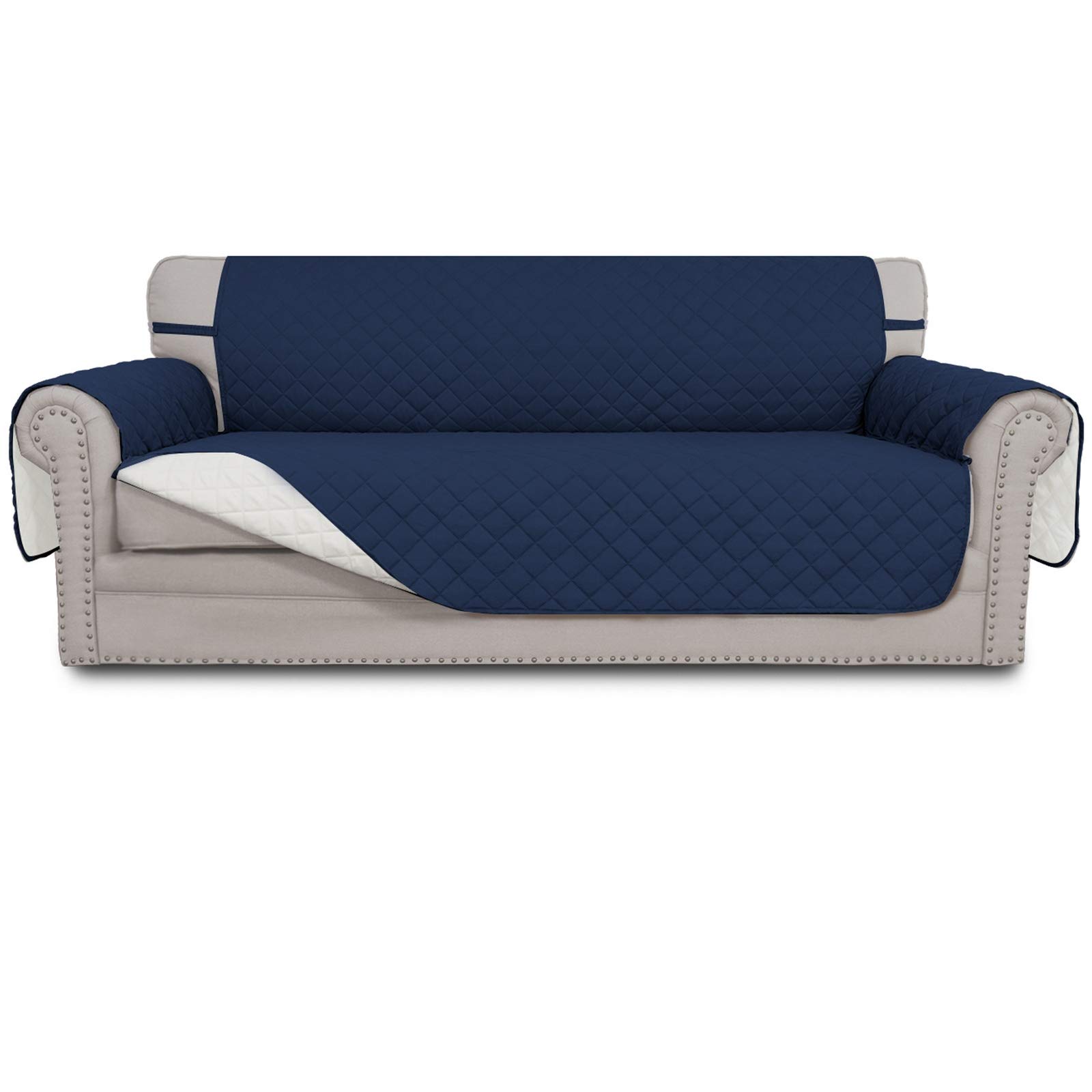 Easy-Going Reversible Couch Cover for 3 Cushion