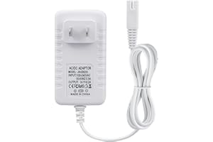 YEAOI Charger Replacement for Waterpik Water Flosser WP360W WP462 WP450, Power Cord, 5ft, White
