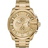 Relógio Diesel Core Masculino Dourado Pulseira Aço Dourado