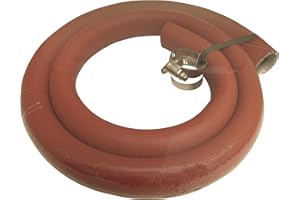 Apache 98392250 1" x 5' Low Pressure Hydraulic Return Line Hose with Worm Gear Clamps