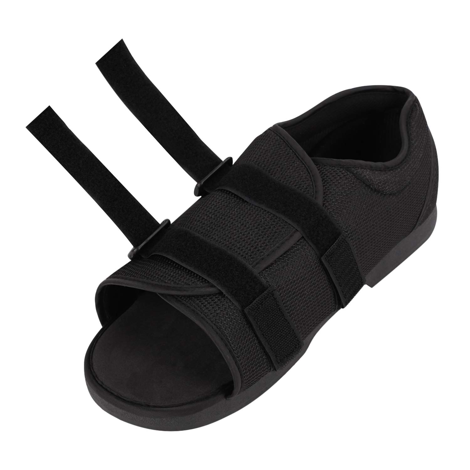 Post Op Shoe Walking Boot Brace Orthopedic Sandal Broken Surgical Foot Rehabilitation Recovery Shoe with Adjustable Strap for Women Men Injured Foot Fracture fits Either Left or Right 1 Piece