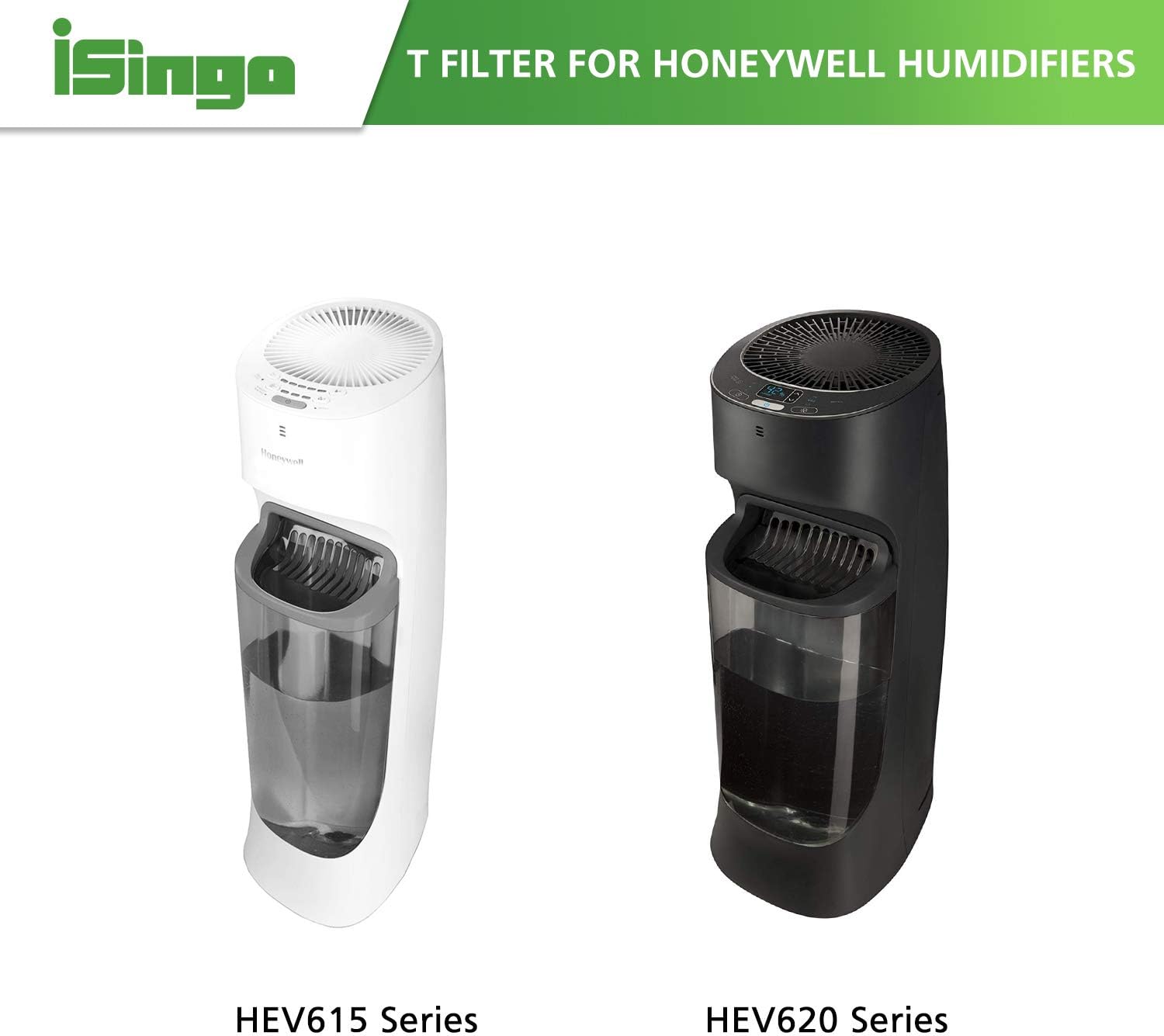 iSingo Honeywell Humidifier Filter T HFT600 Humidifier Filters Compatible Honeywell Humidifier Hev615 Hev620 (4 Pack) -
