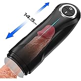 Automatic Male Masturbator Cup,3D Realistic Textured Pocket Pussy Stroker Electric Hands-Free Men Masturbation Cup 5 Thrustin