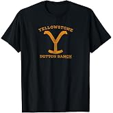 Yellowstone Dutton Ranch Distressed Logo T-Shirt