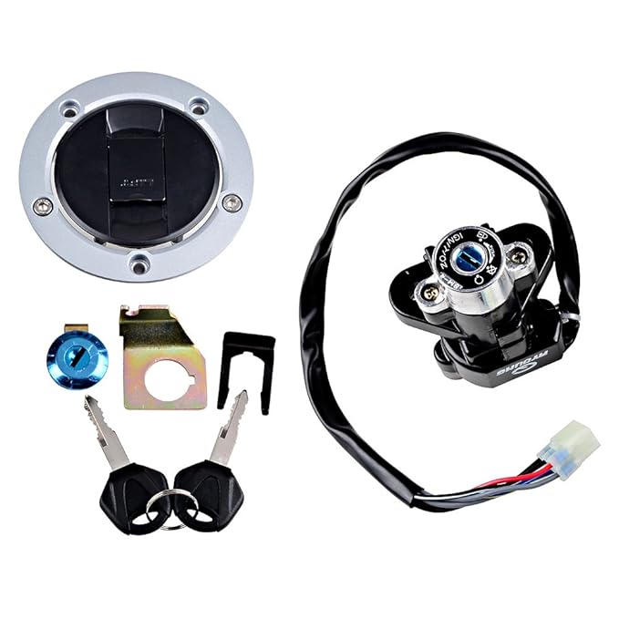 Full Set For Suzuki Ignition Switch w/Gas Fuel Tank Cap