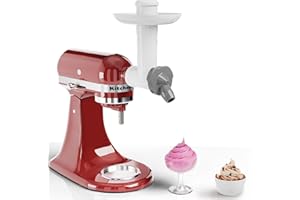 OTOmitra Frozen Yogurt and Fruit Sorbet Maker for Kitchen Aid Stand Mixer, Dairy-Free, Natural Ice Cream