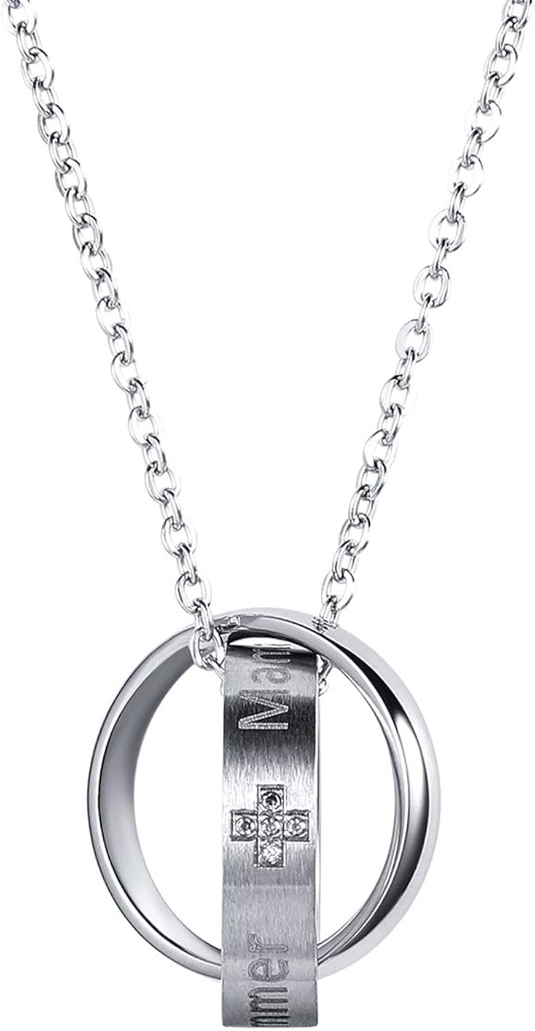 Ich Liebe Dich Fur Immer Nie Verfarben Bliqniq Edelstahl Halskette Damen Frauen Silber Rosegold Mit Anhanger Mit Gravur Oma Mama Schmuck Ketten