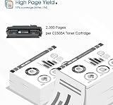 Cool Toner 2 Pack Black Toner for HP 05A CE505A CE505X P2030 P2035 P2055 view 3