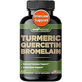 Gade Nutrition Turmeric Quercetin with Bromelain Supplement | Supplement in Capsules for Immune Support, Allergy Relief, Joint Support | Non-GMO, Gluten-Free, Made in USA