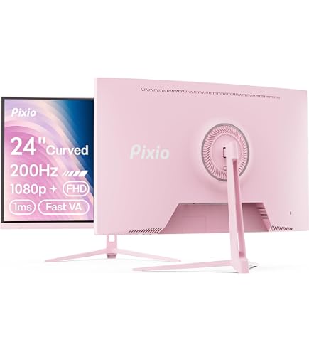 Amazon.com: Pixio PX248 Wave Pink 24 inch 200Hz Refresh Rate FHD
