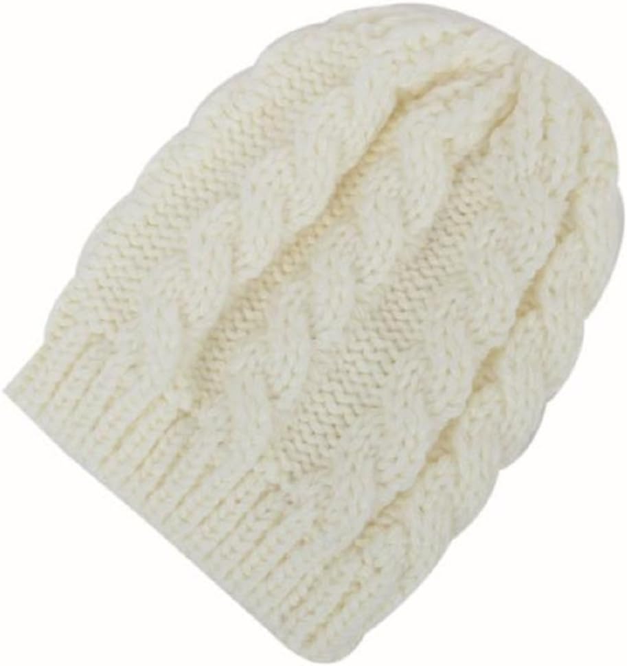 Baby Hat,Leegor Newborn Infant Knitting rosette Wool Twist Hat Soft Cap (White)
