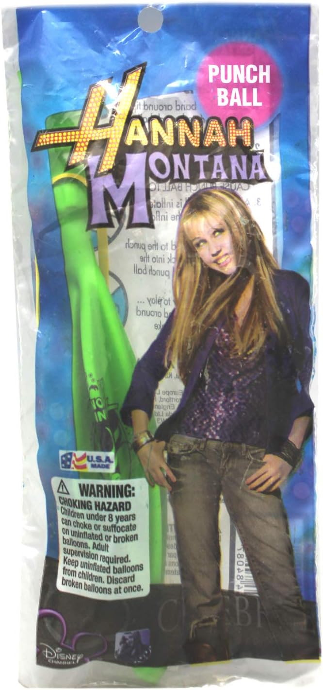 Hannah Montana Inflatable Balloon Punch Ball: Light Green