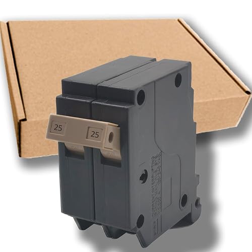 25 Amp 2-Pole Circuit Breaker, 3/4-Inch Plug-in Type Molded Case ...
