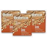Balance Bar, Healthy Protein Snacks, Peanut Butter, with Vitamin A, Vitamin C, Vitamin D, and Zinc to Support Immune Health, 