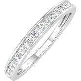 1/4 Carat Channel Set Diamond Ladies Anniversary Wedding Band in 10K Gold