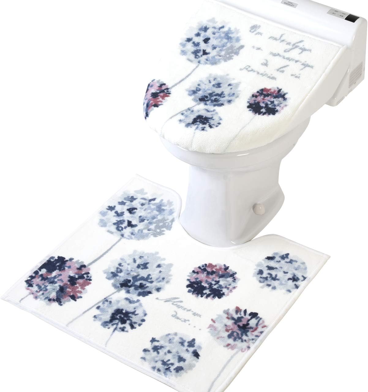 Amazon ヨコズナクリエーション トイレマット セット トイレマット フタカバー セット ラネージュ トイレマット タンクカバー ホーム キッチン オンライン通販