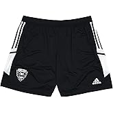 adidas Mens D.C. United CON22 MLS - Major League Soccer Shorts Unlined, Black/White