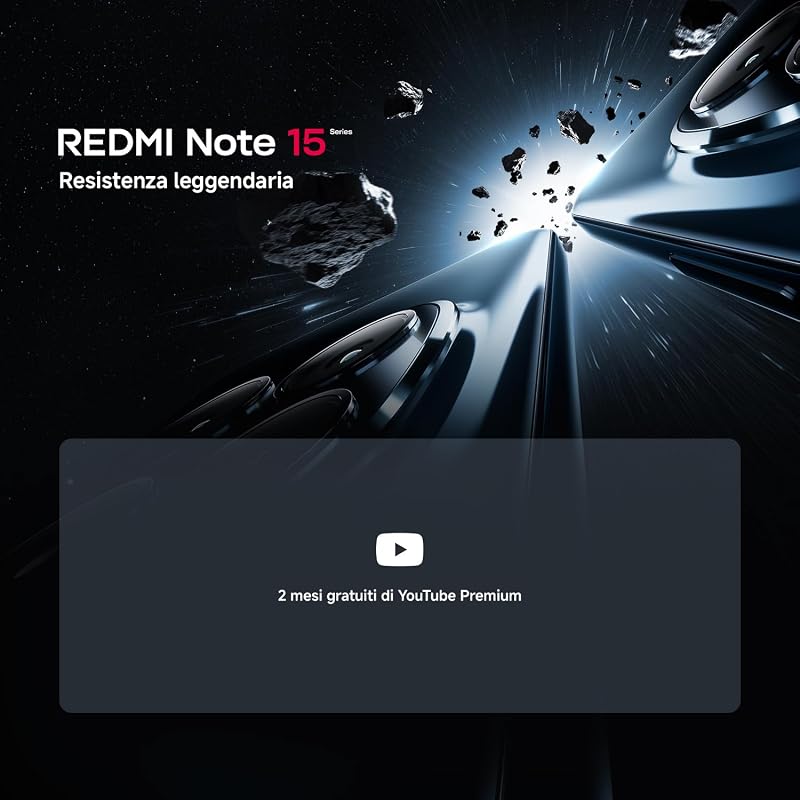 REDMI Note 15 Pro 5G, Smartphone 8+512GB, Nero, 6580 mAh — foto 2 di 8