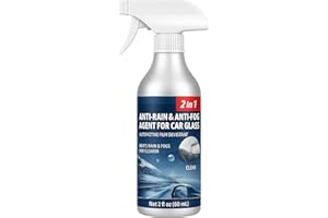 Anti Fog & Rain Repellent Spray for Car, Defogger in Rain, Clear Visibility, Windows & Mirror Treatment, Long-Lasting Hydroph