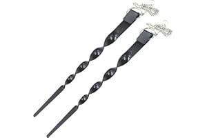 TOKDOOT Rain Chain Anchors for Copper Gutter Chains Powder Coated Iron Downspout Chains Anchoring Stake for Outside Rain Catcher System 17''rain Chain anchoring Stake downspout Anchor Stake Pack of 2