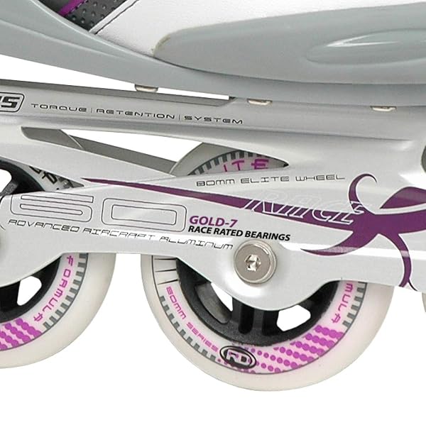 ROLLER DERBY AERIO Q-60 WOMEN’S INLINE SKATES, PURPLE, SIZE 7