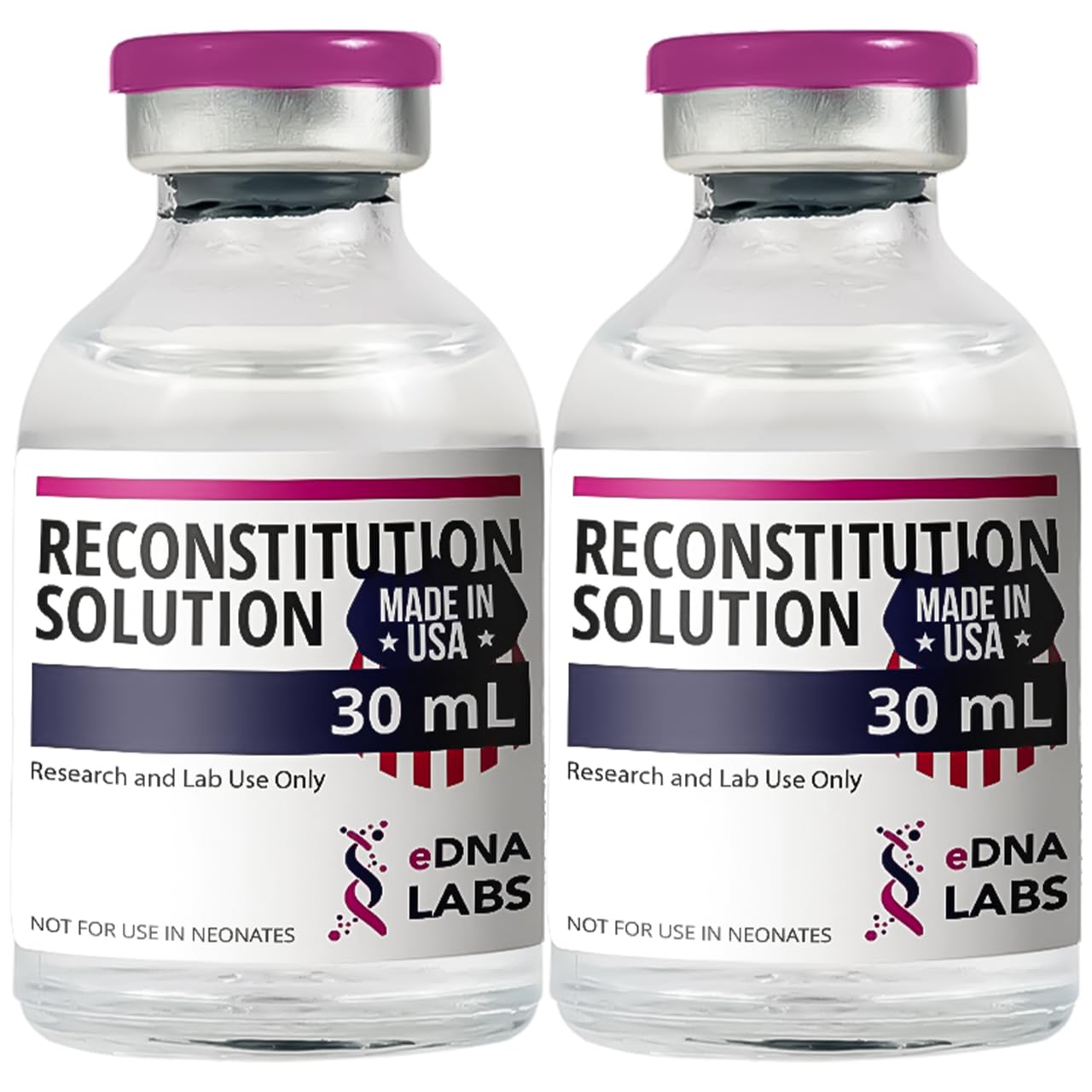 Photo 1 of Edna Labs Dropping Bottles 30ml, 2 Pack, Made in USA