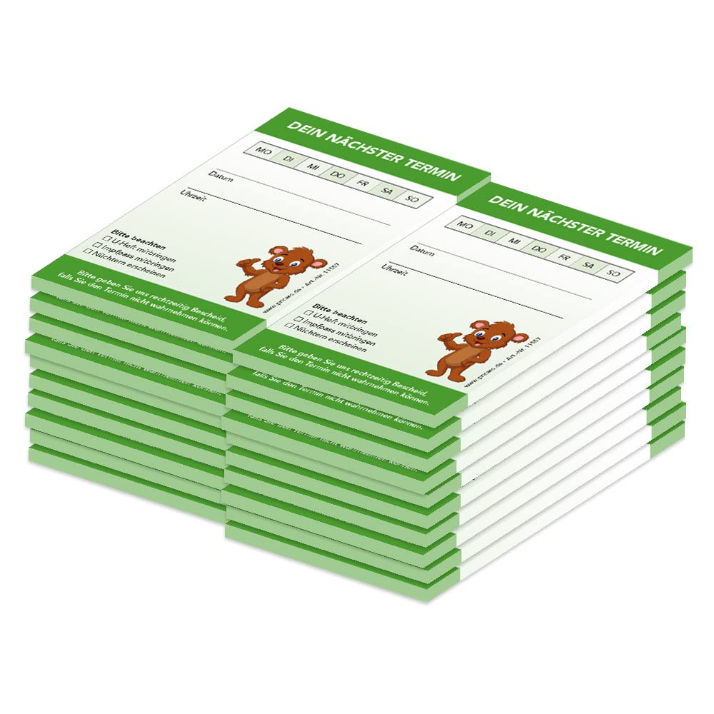 PRICARO Appointment pad (Pack of 20)