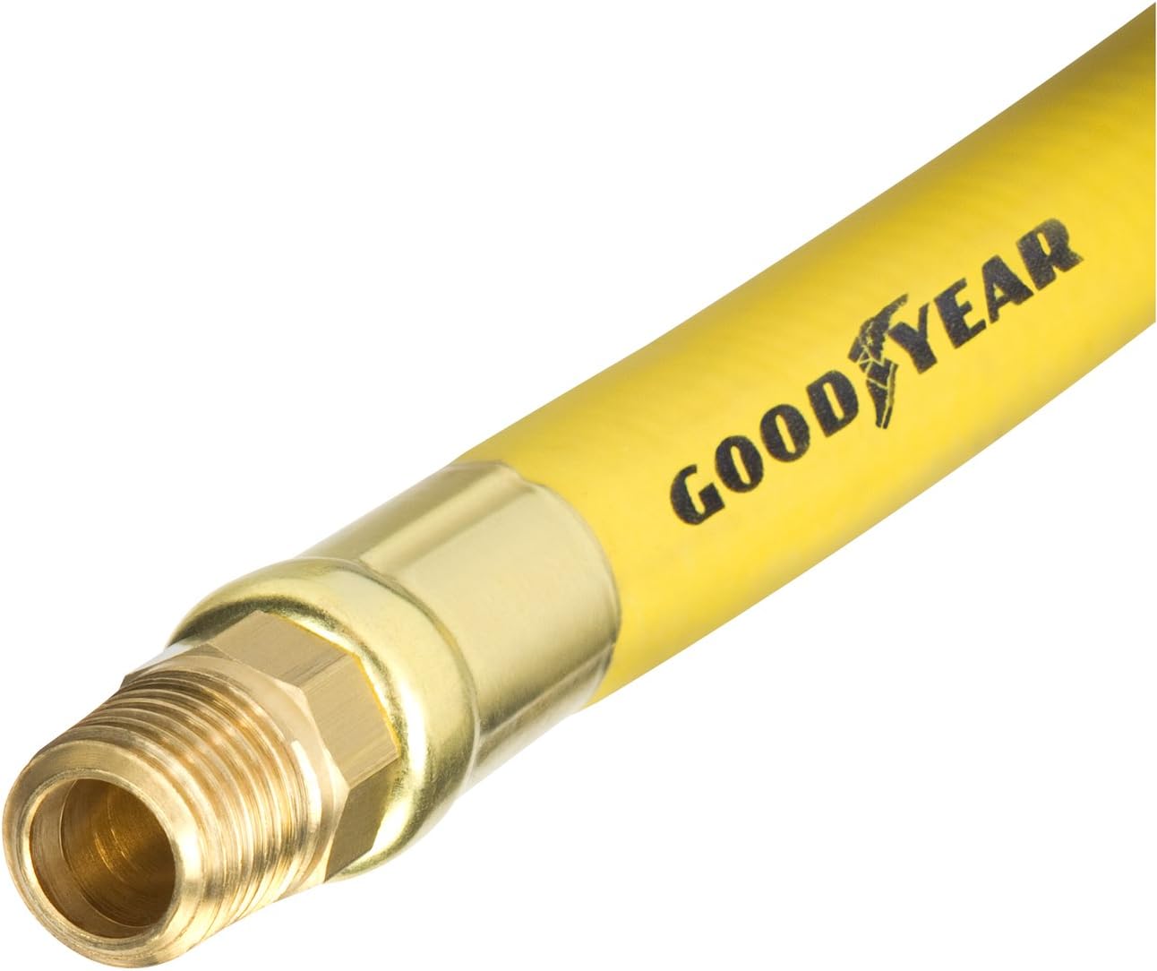 Goodyear 3' x 3/8" Rubber Whip Hose Yellow 250 Psi: Home Improvement