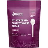Judee&rsquo;s 6X Powdered Confectioners Sugar 11.25 oz - 100% Non-GMO, Gluten-Free, and Nut-Free - 6X Size Perfect for Icings, Frostings, and Dusting Baked Goods