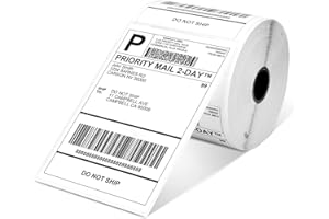 Omezizy 4x6 Thermal Labels, Shipping Address Label (Pack of 500 4x6 Roll Labels) - Compatible with JADENS, ASprink, Phomemo, Rollo, Zebra, Omezizy and Other Thermal Printers