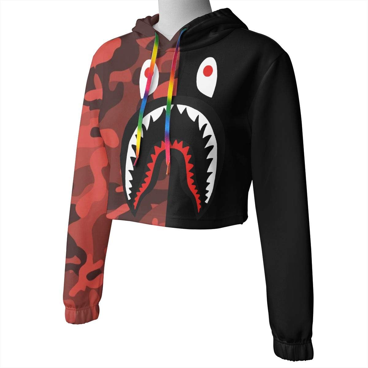 womens shark hoodie