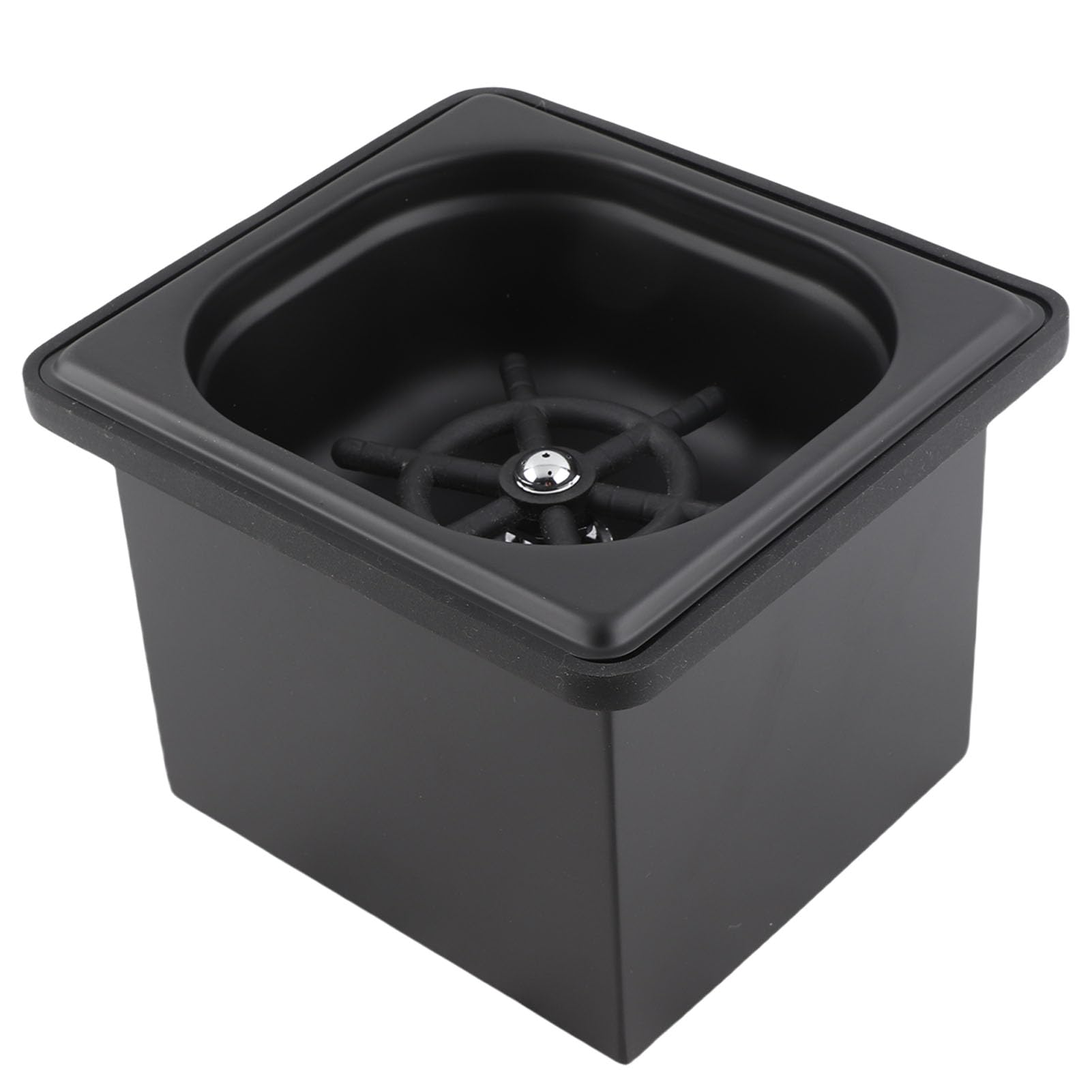 Focket Glass Rinser, Stainless Steel Multi Angle Bottle Washer for Kitchen Sinks, Easy Cleaning, From Opening, Automatic Cup Washer Sink Attachment for Home Kitchen Bar Countertop (Small)