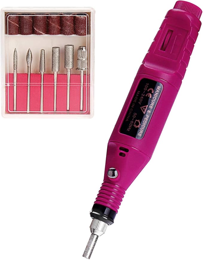 POLAMD Electric Nail File Kit Electric Nail Drill Manicure and Pedicure