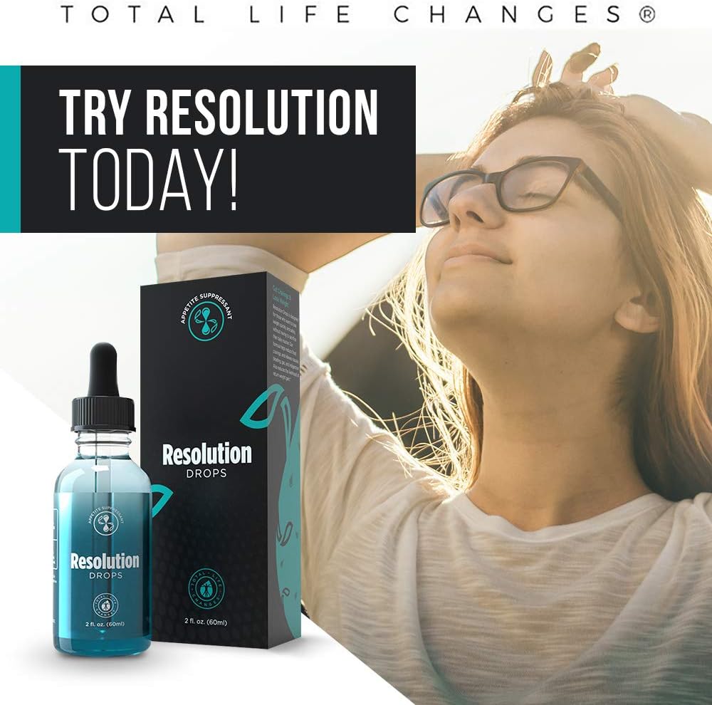 TLC Resolution Drops for Weight Loss: Effective Appetite Suppressant | 2 Fl Oz | 60ml: Health & Personal Care