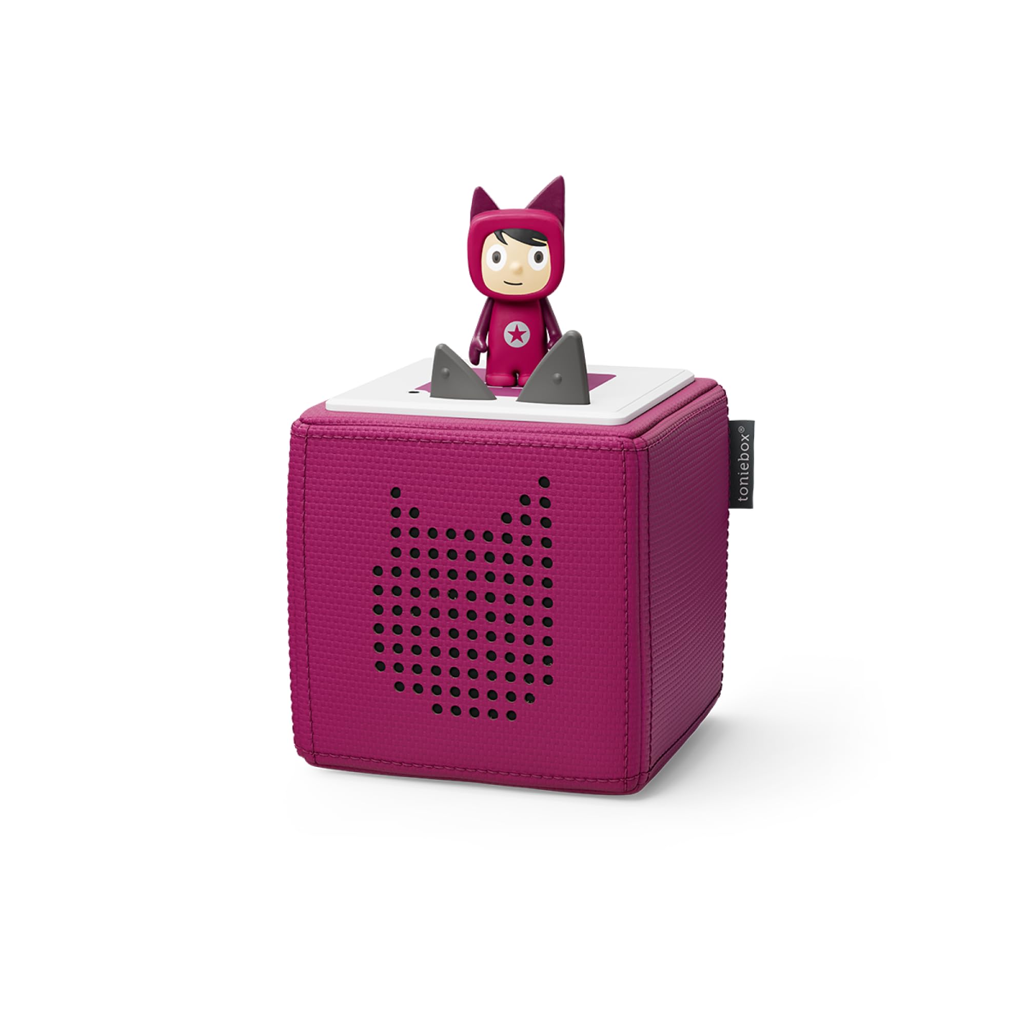 tonies Toniebox 1 Wireless Musical Storybox Starter Set, including 1 Creative, Purple