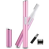 MICPANG Electric Eyebrow Trimmer Precision Electric Eyebrow Razor for Women Battery-Operated Facial Hair Remover with Comb (P