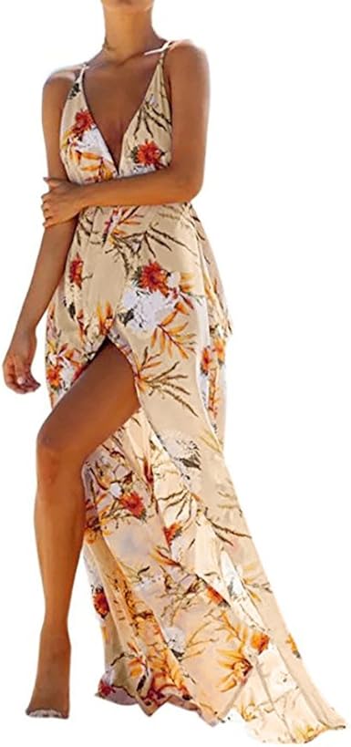 Vestito Sexy Stampato Vestito Da Donna Sling Sexy Senza Maniche E Donna Di Temperamento Di Estate Vestito Casual A Pieghettato Da Donna Abito Estivo Retro Amazon It Abbigliamento