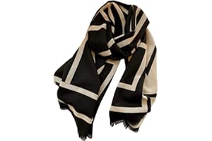 JERLA Cashmere Feel Scarf winter warm large soft Shawl wrap Scarf for women