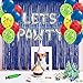 Party Balloons, 17PCS 12 Inch Puppy Dog Balloons, Colorful Thickened Latex Foil Balloon Set, Perfect Decoration for Party, Ceremony, Christmas