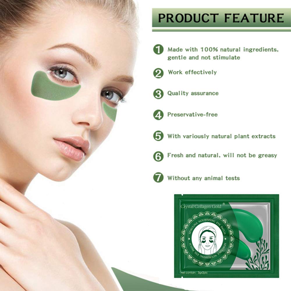 Under Eye Mask, POSTA 20 Pair Collagen Eye Treatment Gels Eye Patches, With Anti-Aging Hyaluronic Acid For Moisturizing & Reducing Dark Circles Puffiness Wrinkles Fine Lines : Beauty