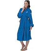 Northwest The Company Official NFL Detroit Lions S/M Silk Touch Bath Robe with Number, Light Blue, 25" x 47"