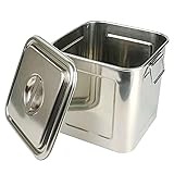 MQL-WZC 304 Stainless Steel Rice Containers,Square