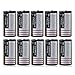 EaseBuy 10 Pack 16340 Lithium Batteries CR123A Rechargeable Batteries Camera Batteries