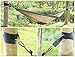 CANWAY Set of 2 Tree Swing Straps Hanging Kit Holds Max 2200 LB with Two Heavy Duty Carabiners (Stainless Steel) - Camping Hammock Accessories (5ft)