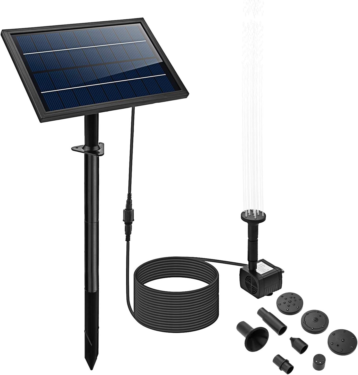Decdeal 10V/8W Solar Powered Water Pump with Adjustable Solar Panel DIY