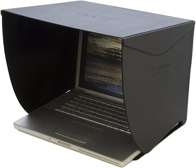PChOOD 15 Inch Laptop Hood Light Absorbing Velvet Matte Finish For PC Mac