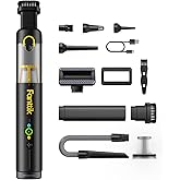 Fanttik Slim V10 Mate Cordless Car Vacuum, 4-in-1 Portable Mini Handheld Vacuum, 17000pa Suction Power, Upgraded Smart Display, 2 Suction Modes for Car, Office Desk, Keyboards