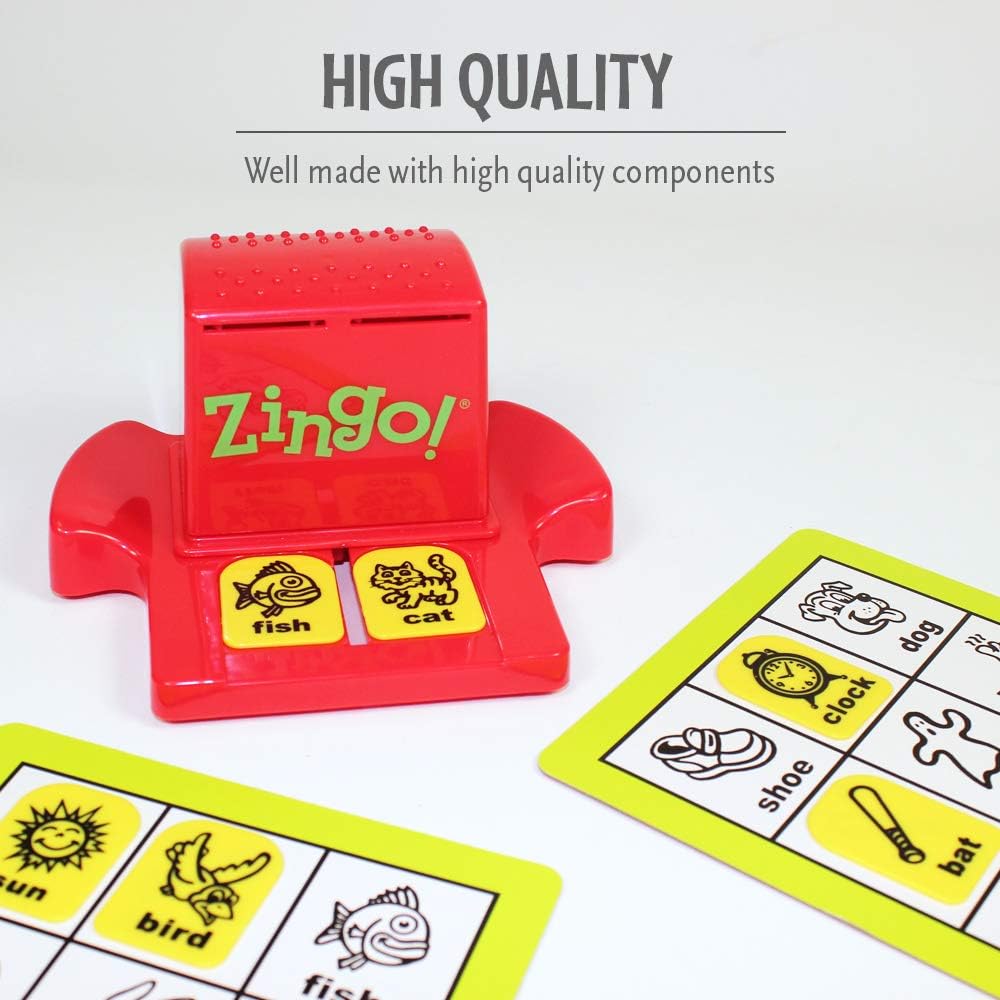 ThinkFun Zingo Bingo Award Winning Preschool Game for Pre-Readers and Early Readers Age 4 and Up - One of the Most Popular Board Games for Boys and Girls and their Parents,  Exclusive Version: Toys & Games